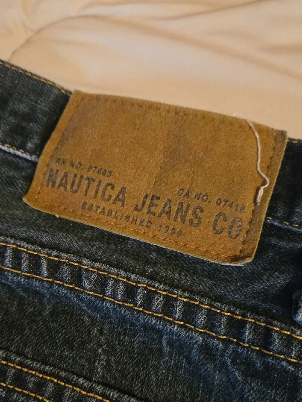 Nautica Men’s Relaxed Straight Jeans - Dark Blue. Great Condition. Size 34/30